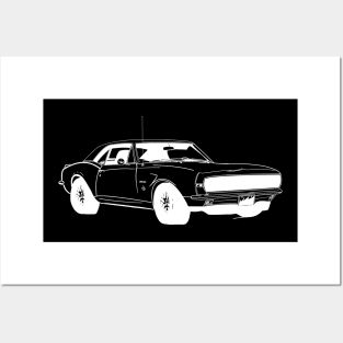 American Classic Muscle Cars Posters and Art